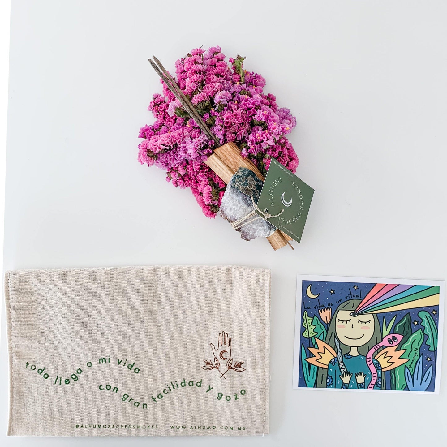 Palo Santo Bundle Amatista - Alhumo Sacred Smokes