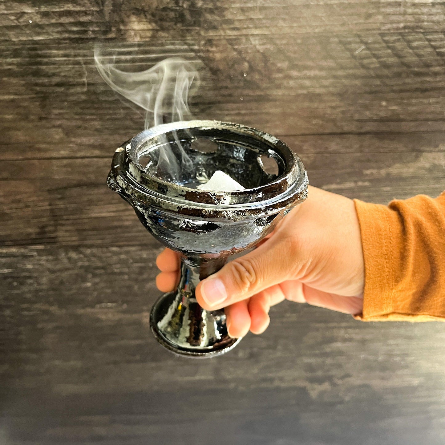 Copalero de Barro - Alhumo Sacred Smokes