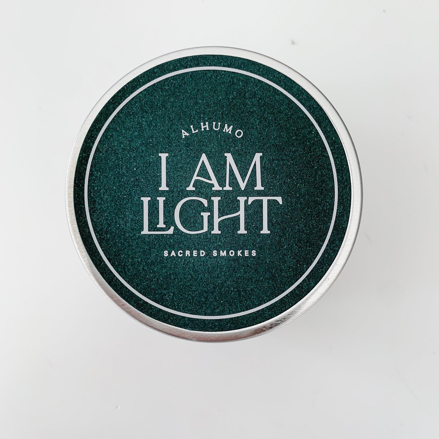 I am light - Vela de Cera de Soya - Sándalo y ámbar - 180 ml - Alhumo Sacred Smokes