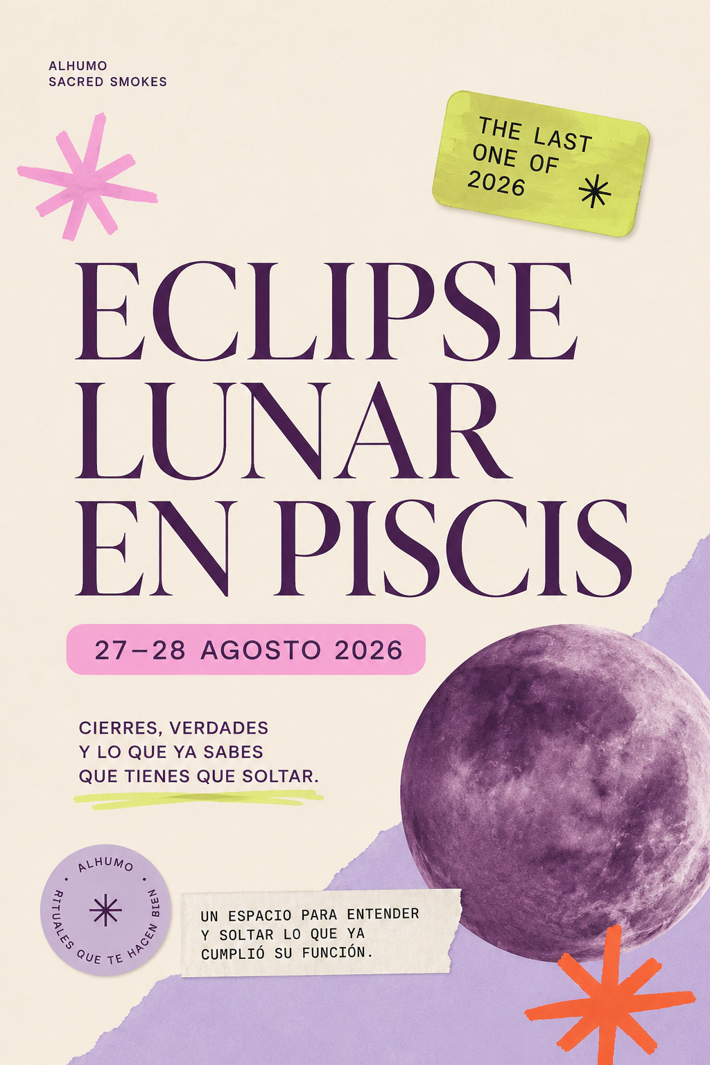 Eclipse lunar en Piscis 2026: lo que ya sabes que tienes que soltar