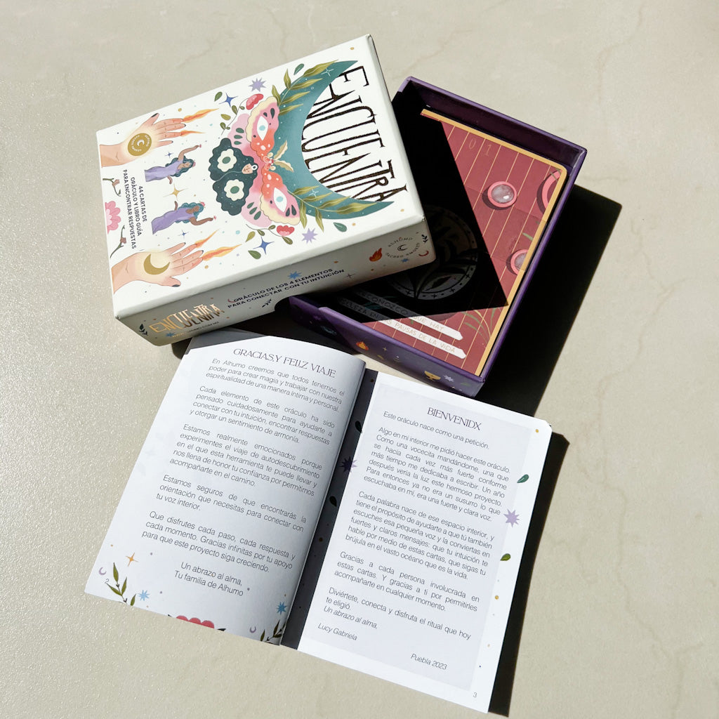 Oráculo Encuentra - 44 cartas y libro guía para encontrar respuestas