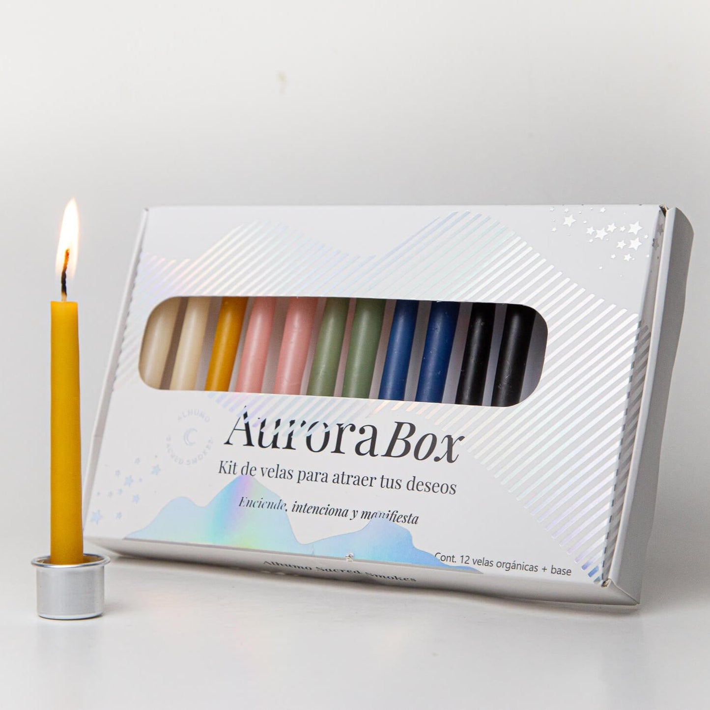 Aurora Box - Kit de Velas para Manifestar