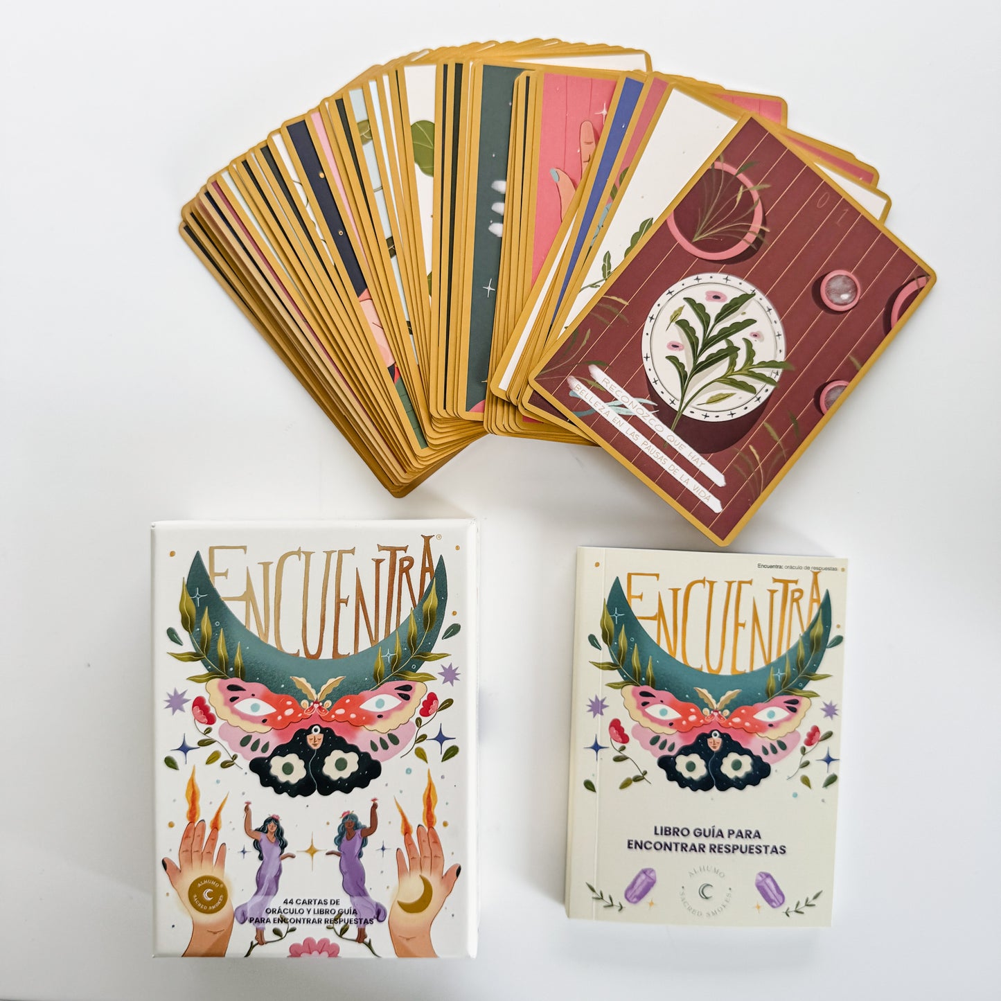 Oráculo Encuentra - 44 cartas y libro guía para encontrar respuestas
