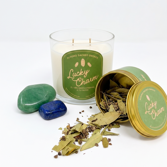 Lucky Charm - Vela Sándalo Blanco + Cardamomo
