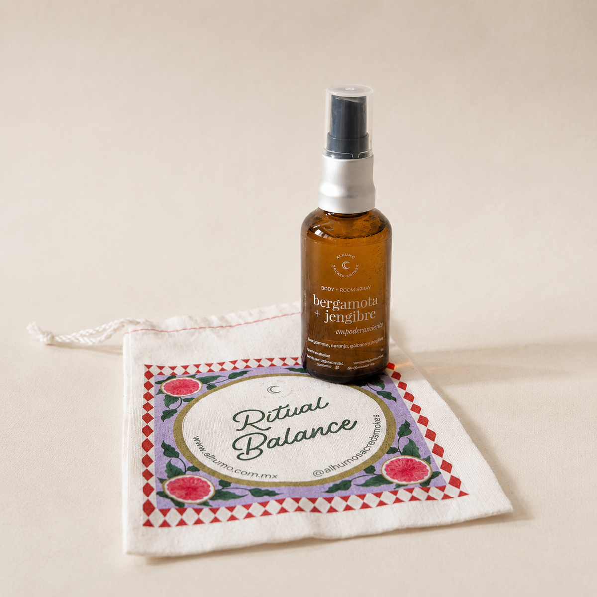 Mist Empowerment de bergamota y jengibre de Alhumo Sacred Smokes