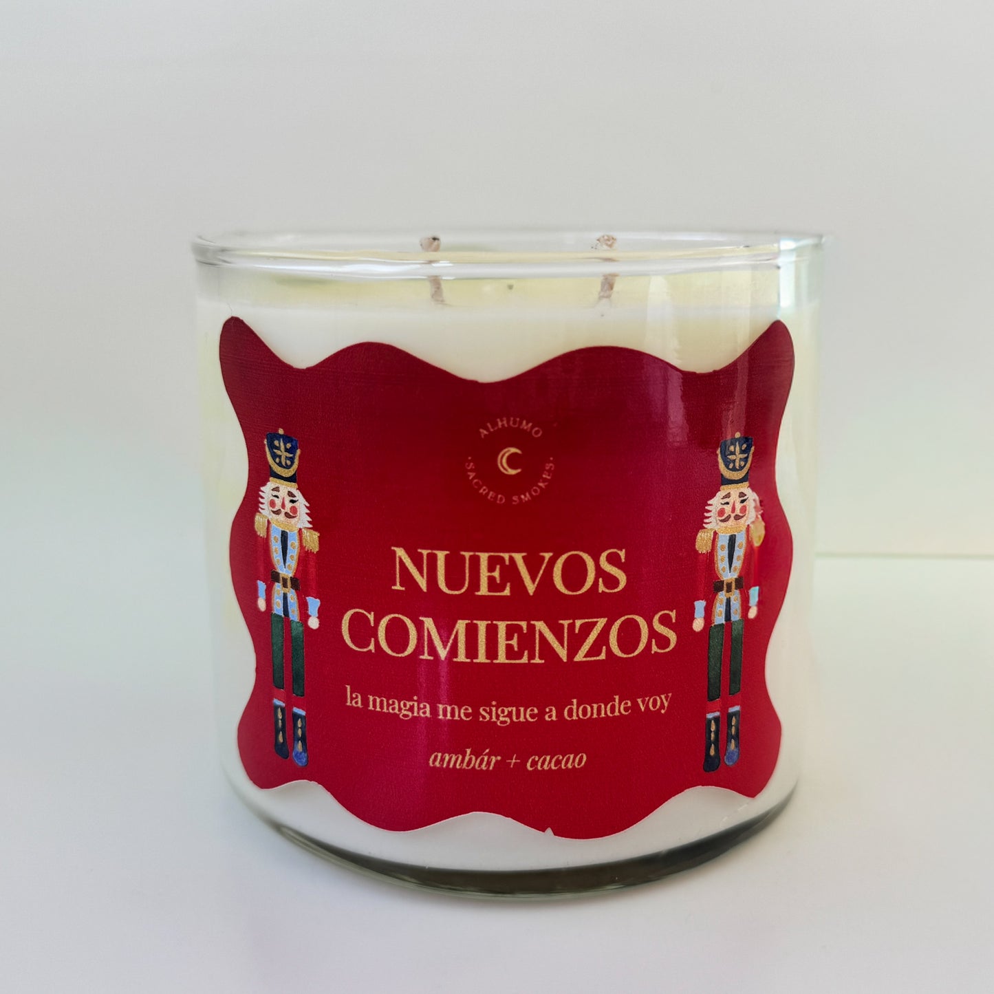 Vela Nuevos Comienzos | Ámbar + cacao