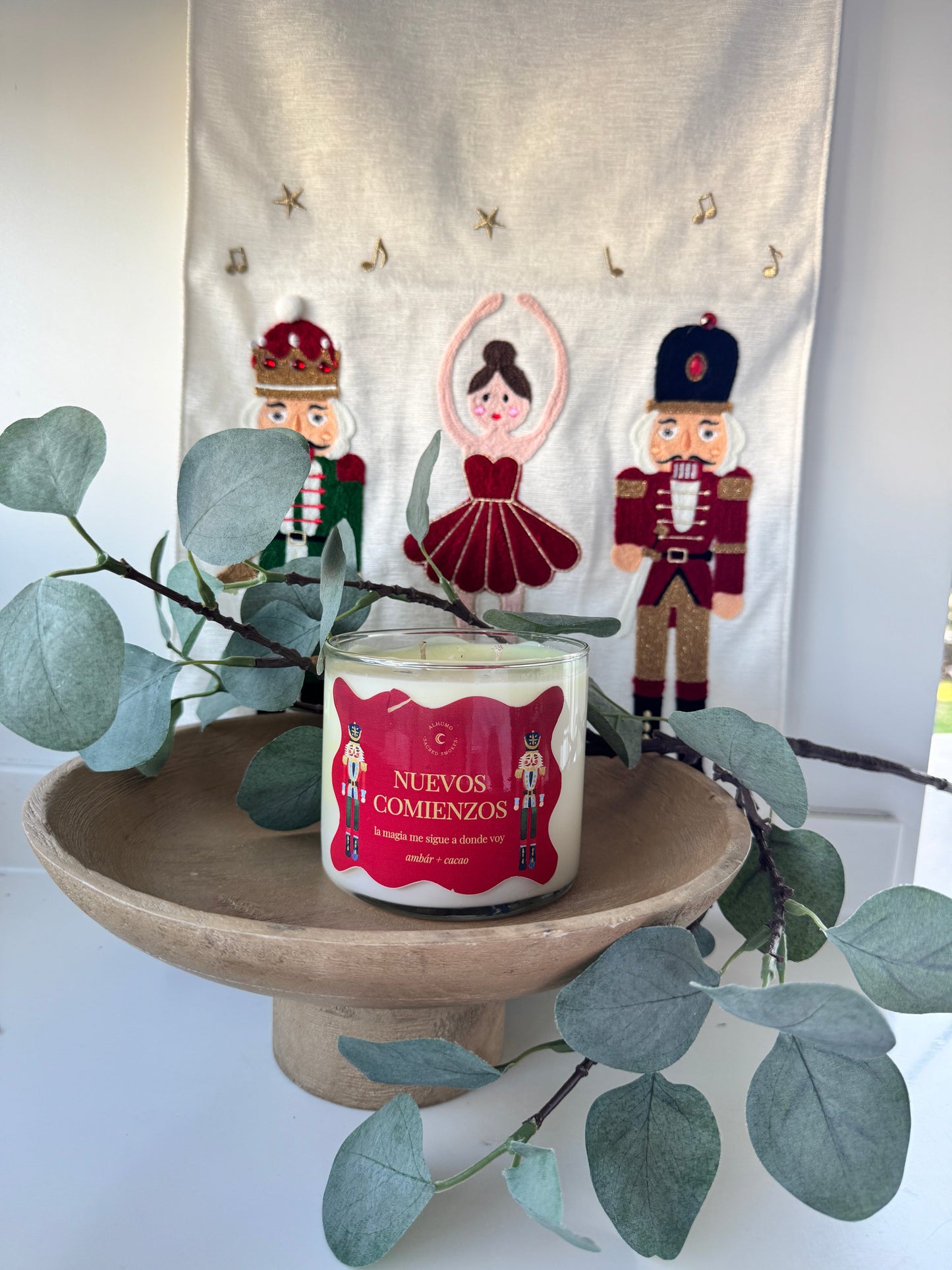 Vela Nuevos Comienzos | Ámbar + cacao