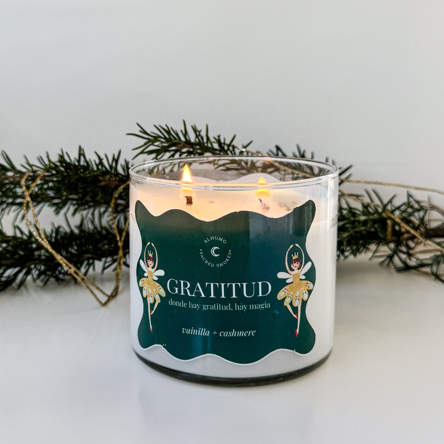 Vela gratitud | Vainilla + cashmere