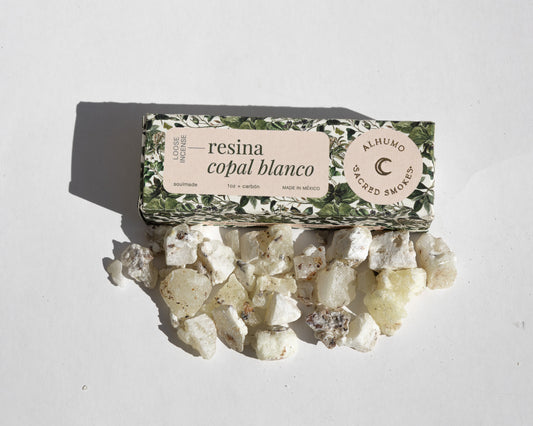 Resina de copal blanco
