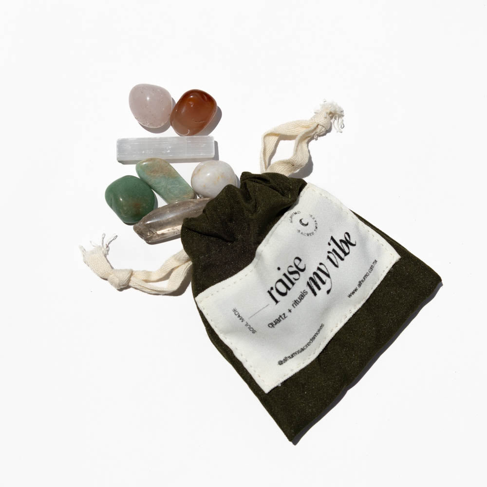 Raise My Vibe - Kit de Cuarzos para Elevar tu Energía